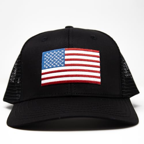 American Flag Trucker Hat