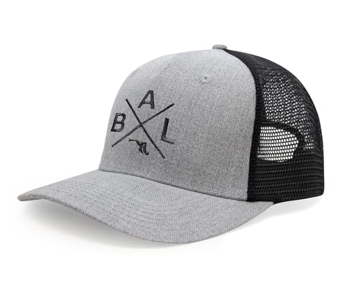 International Tie Pacific Northwest PNW Hat for Men and Women - Snapback Trucker Baseball Cap (Grey Black) - International Tie