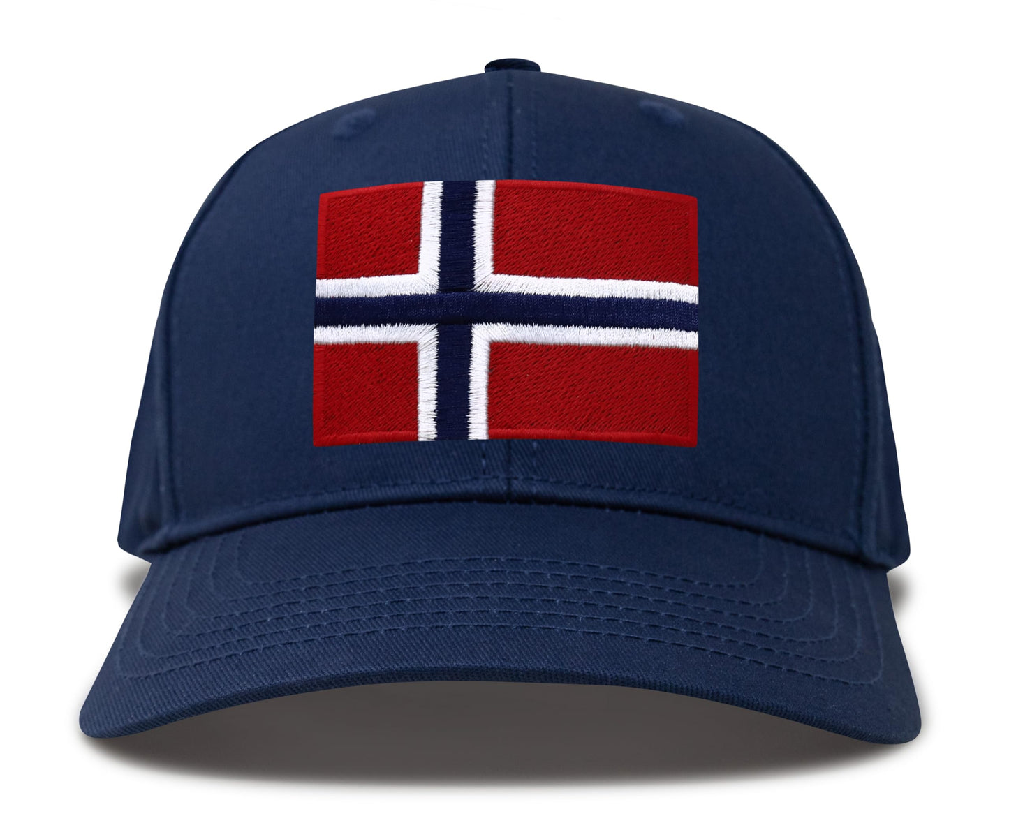 International Tie Premium Norway Flag Hat for Men and Women – Snapback Trucker Baseball Cap (All Navy)