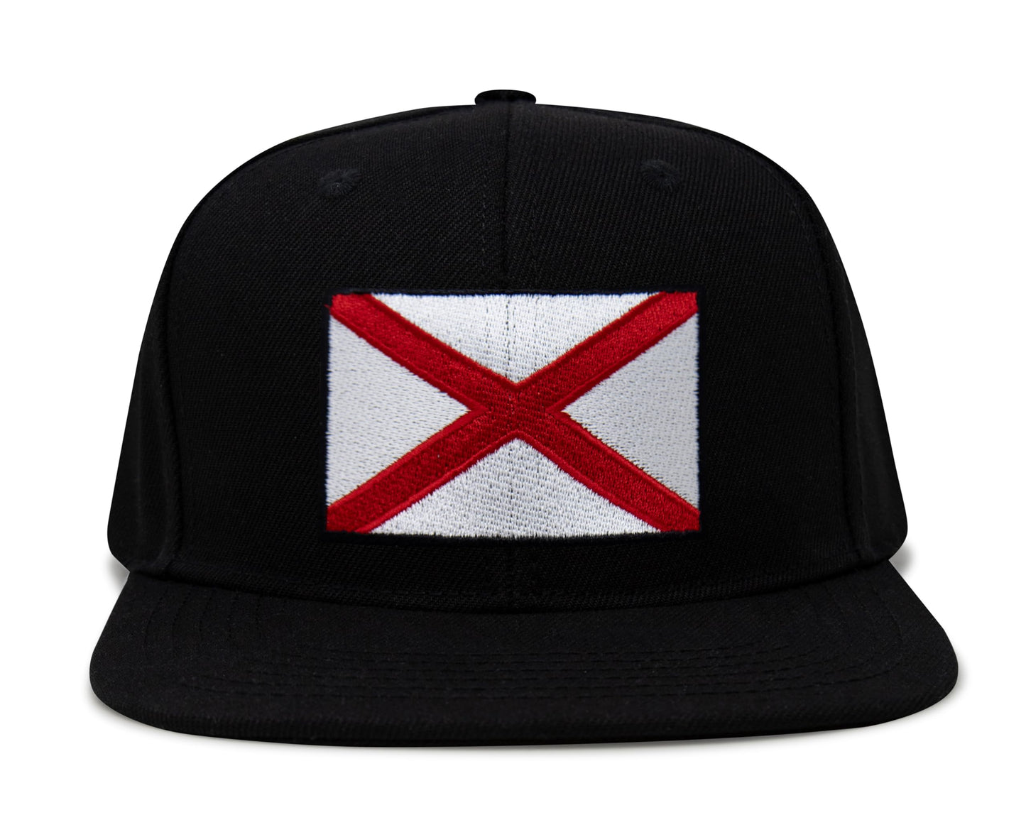 Alabama Flag Hat for Men and Women – Snapback Trucker Baseball Cap by International Tie (Black Flatbill)
