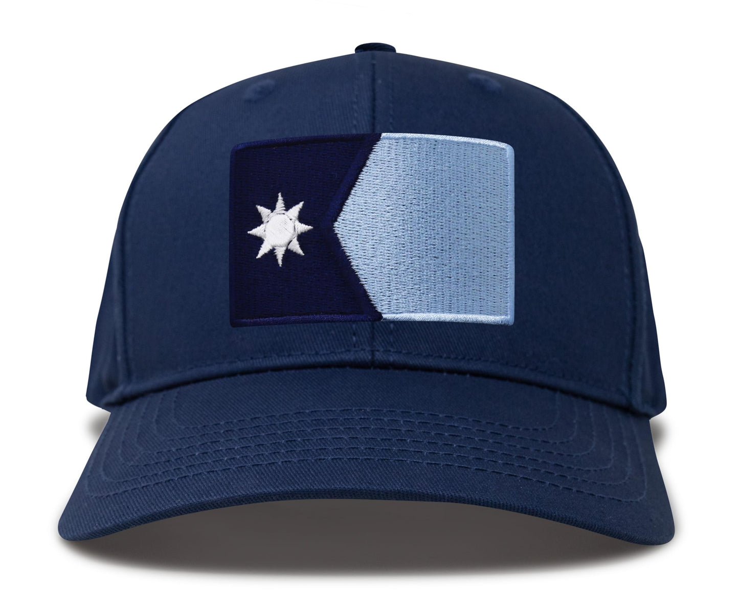 International Tie Minnesota Flag Trucker Hat for Men and Women - Snapback Baseball Cap (All Navy)