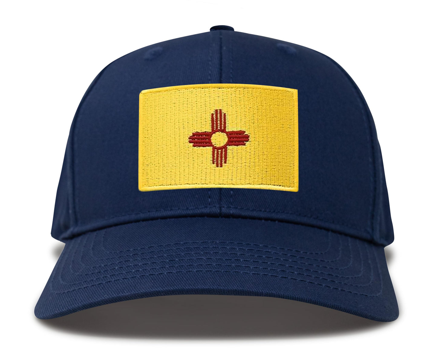 International Tie New Mexico Hat for Men and Women - Snapback Trucker Baseball Cap (All Navy)
