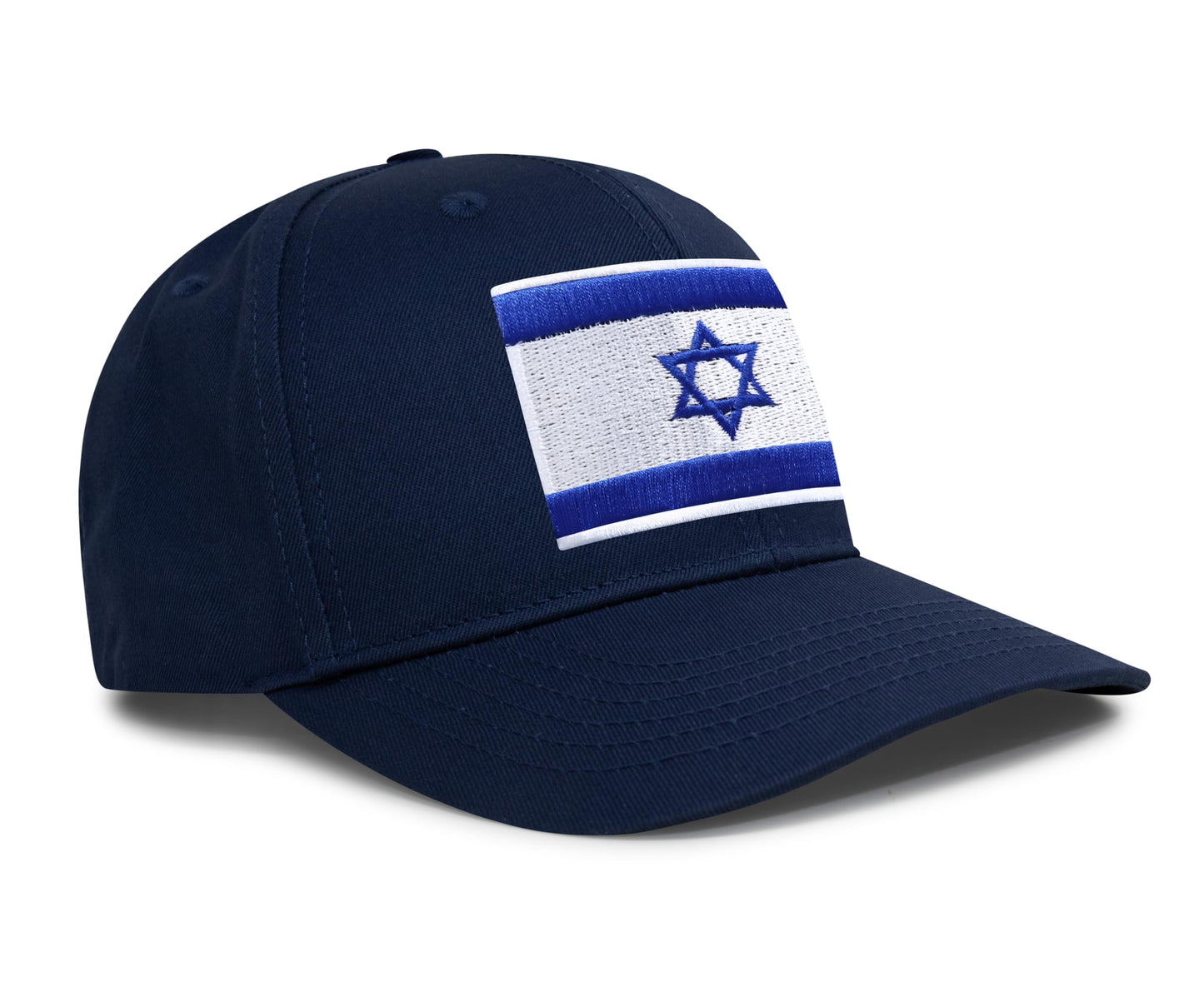 International Tie Israel Flag Hat for Men and Women â Snapback Trucker Baseball Cap (All Navy)