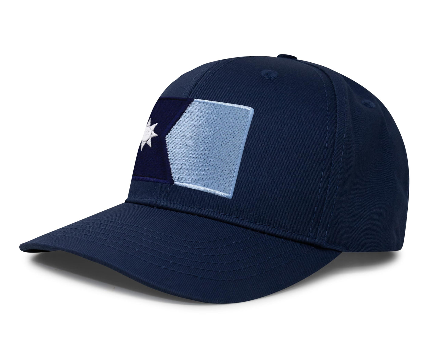 International Tie Minnesota Flag Trucker Hat for Men and Women - Snapback Baseball Cap (All Navy)