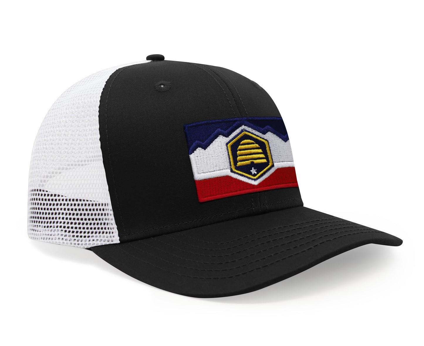 International Tie Utah State Flag Premium-Quality Hat… White