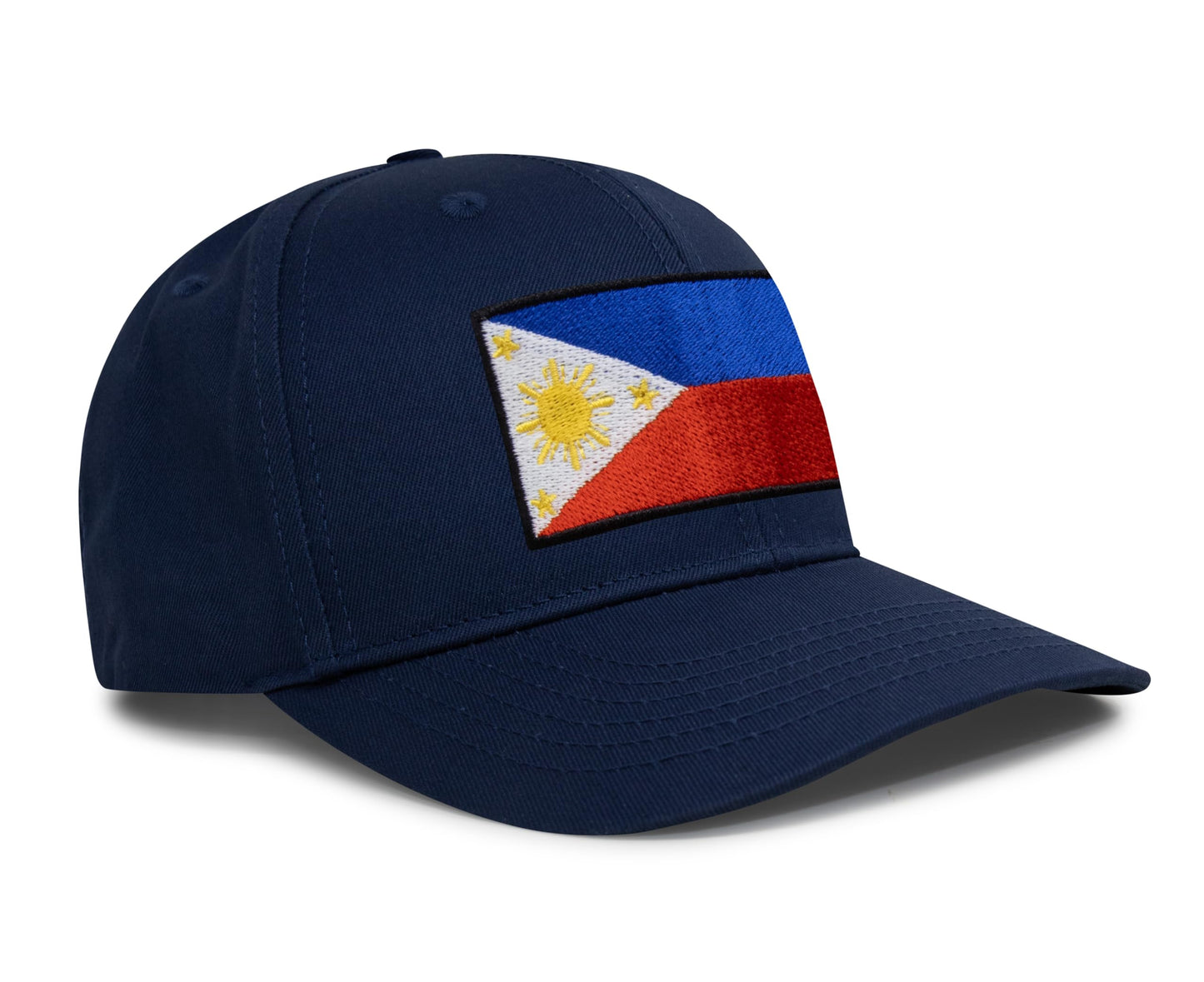 Philippines Flag Hat for Men and Women – Snapback Trucker Baseball Cap by International Tie (All Navy)