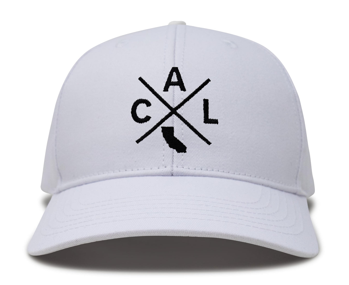 International Tie Premium California Cal Hat for Men and Women – Snapback Trucker Baseball Cap (All White)