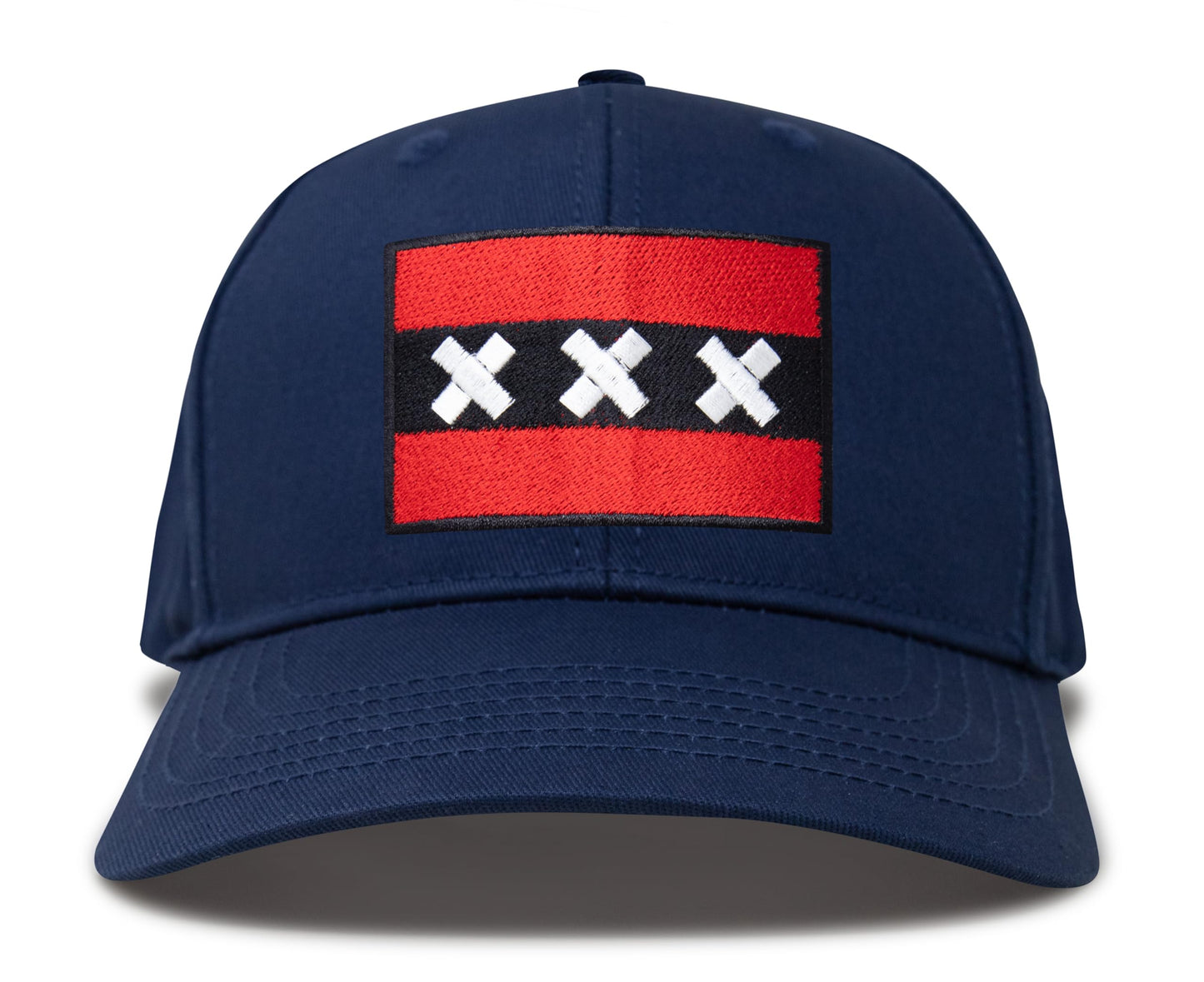 Amsterdam Flag Hat for Men and Women – Adjustable Snapback Baseball Cap by International Tie (All Navy)