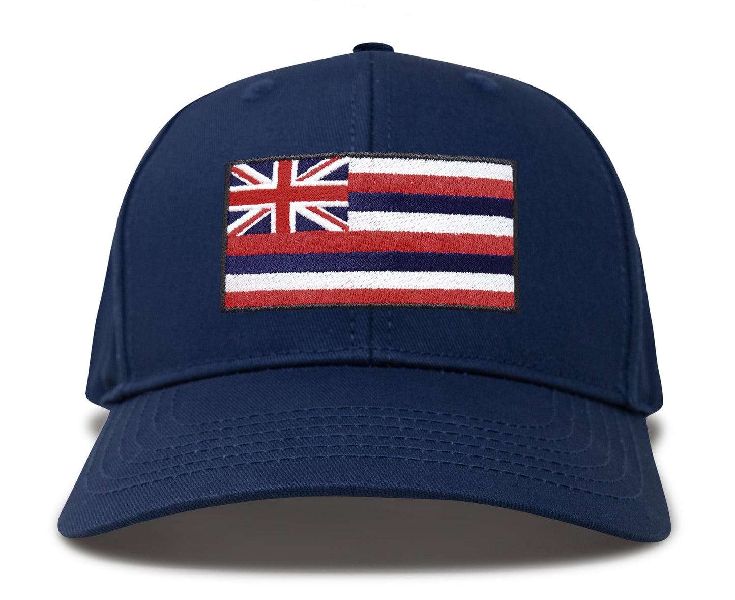 International Tie Hawaiian Flag Trucker Hat for Men & Women - Adjustable Snapback Baseball Cap (All Navy)