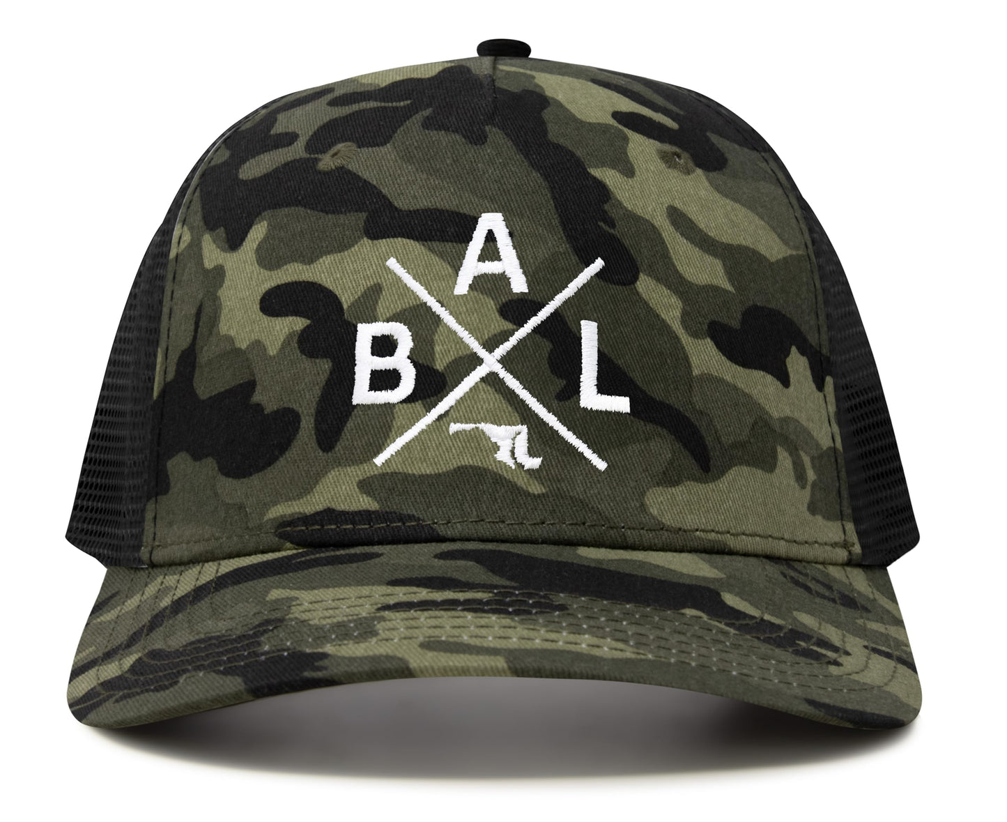 International Tie Premium Baltimore BAL Hat for Men and Women – Snapback Trucker Baseball Cap (Camouflage)