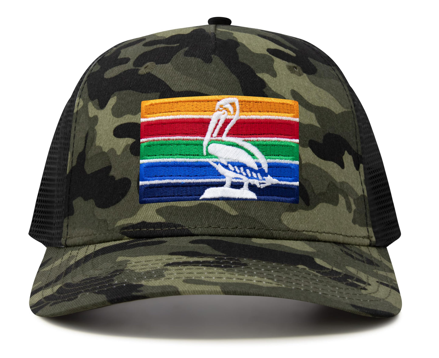 International Tie St. Petersburg Hat for Men and Women - Snapback Trucker Baseball Cap (Camouflage)