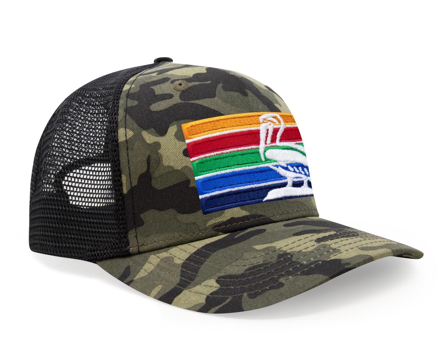 International Tie St. Petersburg Hat for Men and Women - Snapback Trucker Baseball Cap (Camouflage)