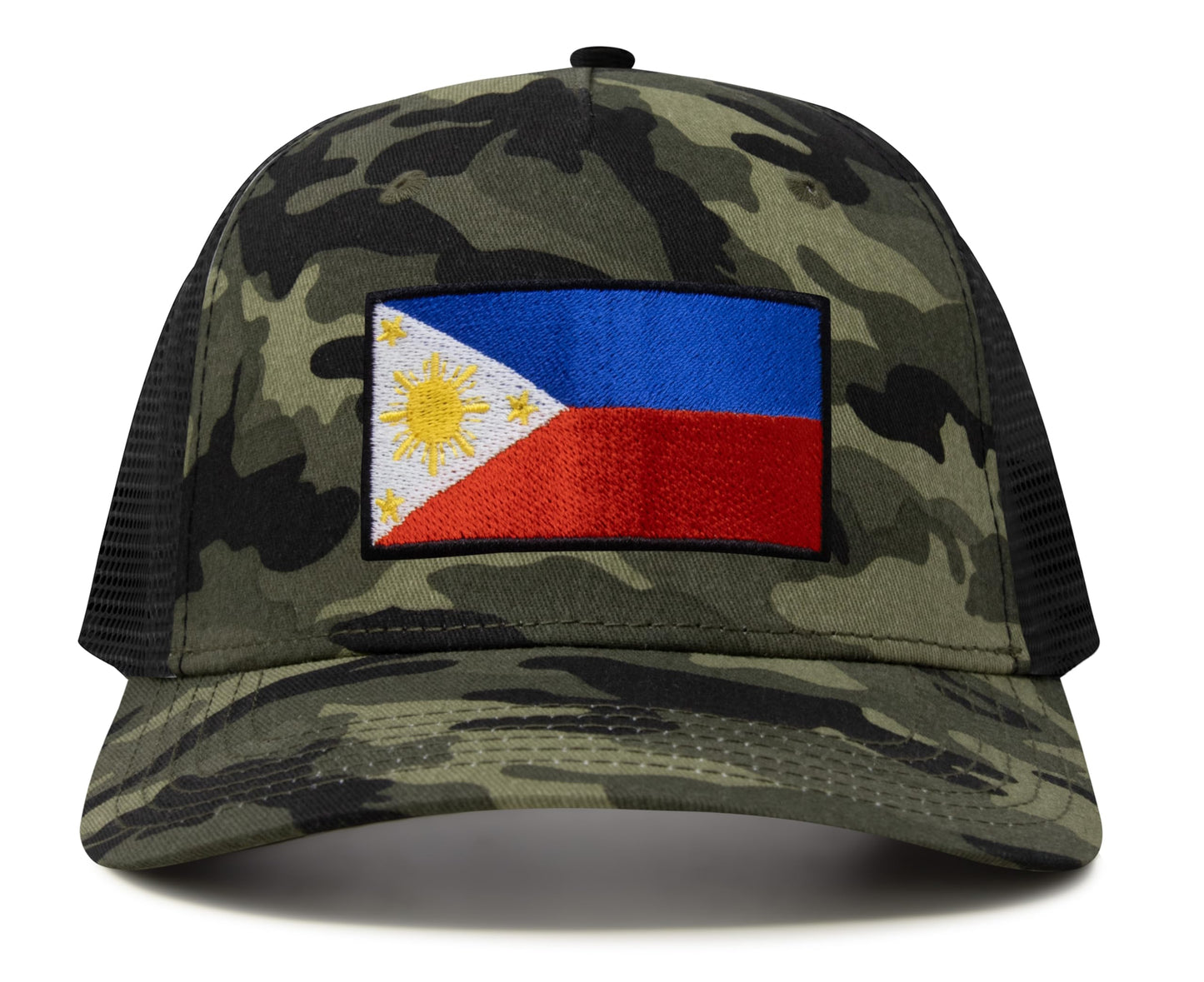 International Tie Philippines Hat for Men and Women - Snapback Trucker Baseball Cap (Camouflage)