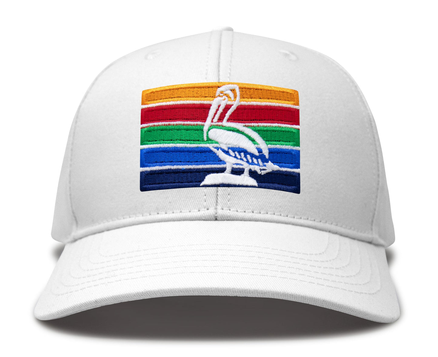 International Tie St. Petersburg hat for Men and Women - Snapback Trucker Baseball Cap (All White)