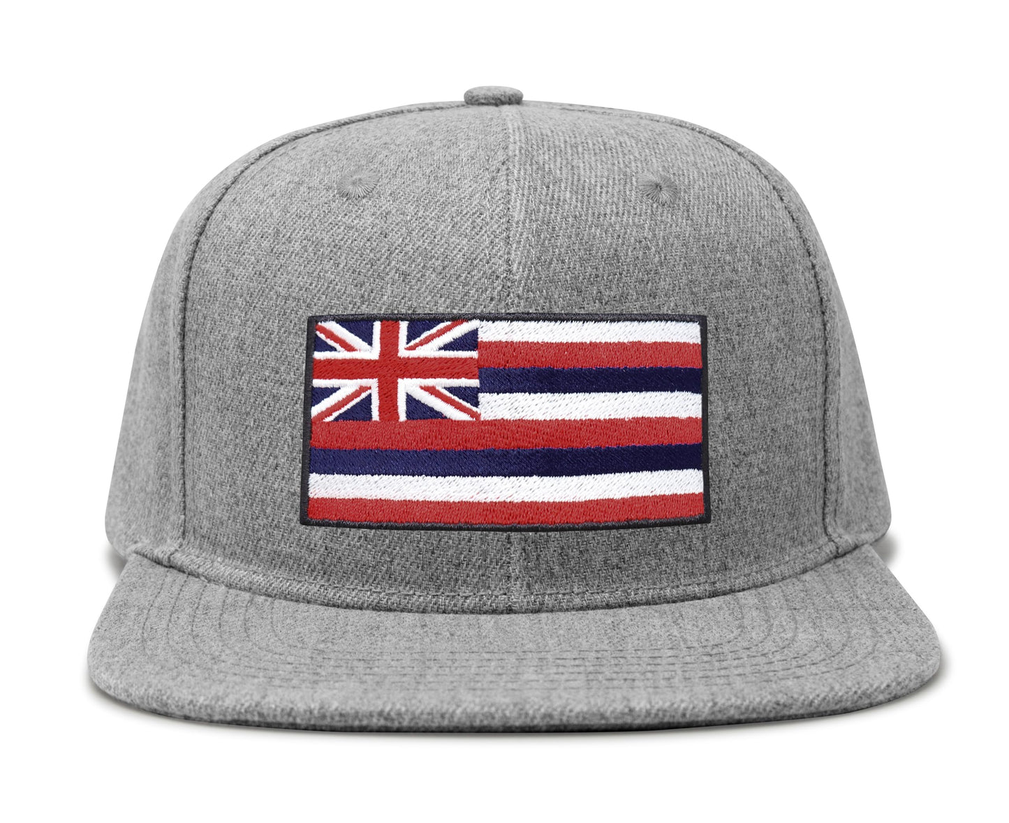 International Tie Hawaii Flag Hat for Men and Women â Snapback Trucker Cap (Grey Flatbill)