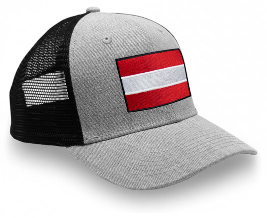 Austria Snapback Trucker | Grey Black