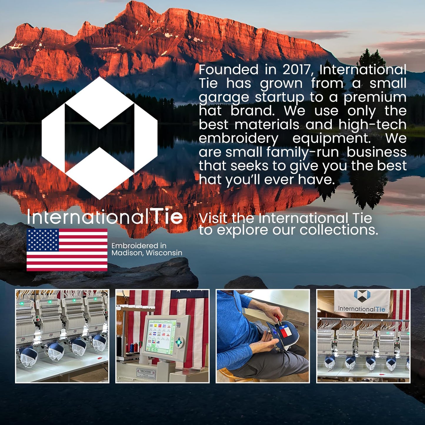 International Tie ARZ (Arizona) - hat for Men and Women - Snapback Trucker Baseball Cap (All White)