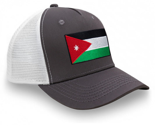 Jordan Snapback Trucker | Grey White