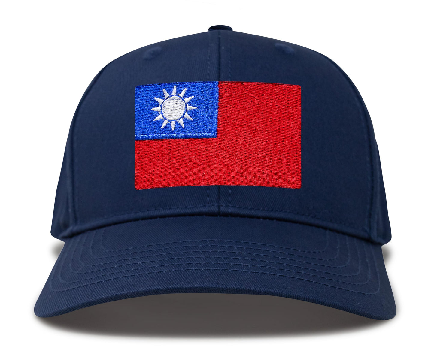International Tie Taiwan Hat for Men and Women - Snapback Trucker Baseball Cap (All Navy)