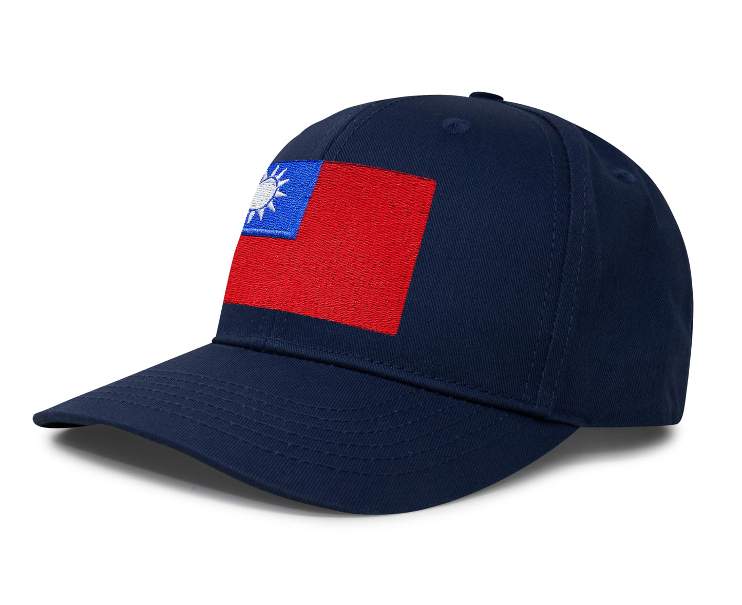 International Tie Taiwan Hat for Men and Women - Snapback Trucker Baseball Cap (All Navy)