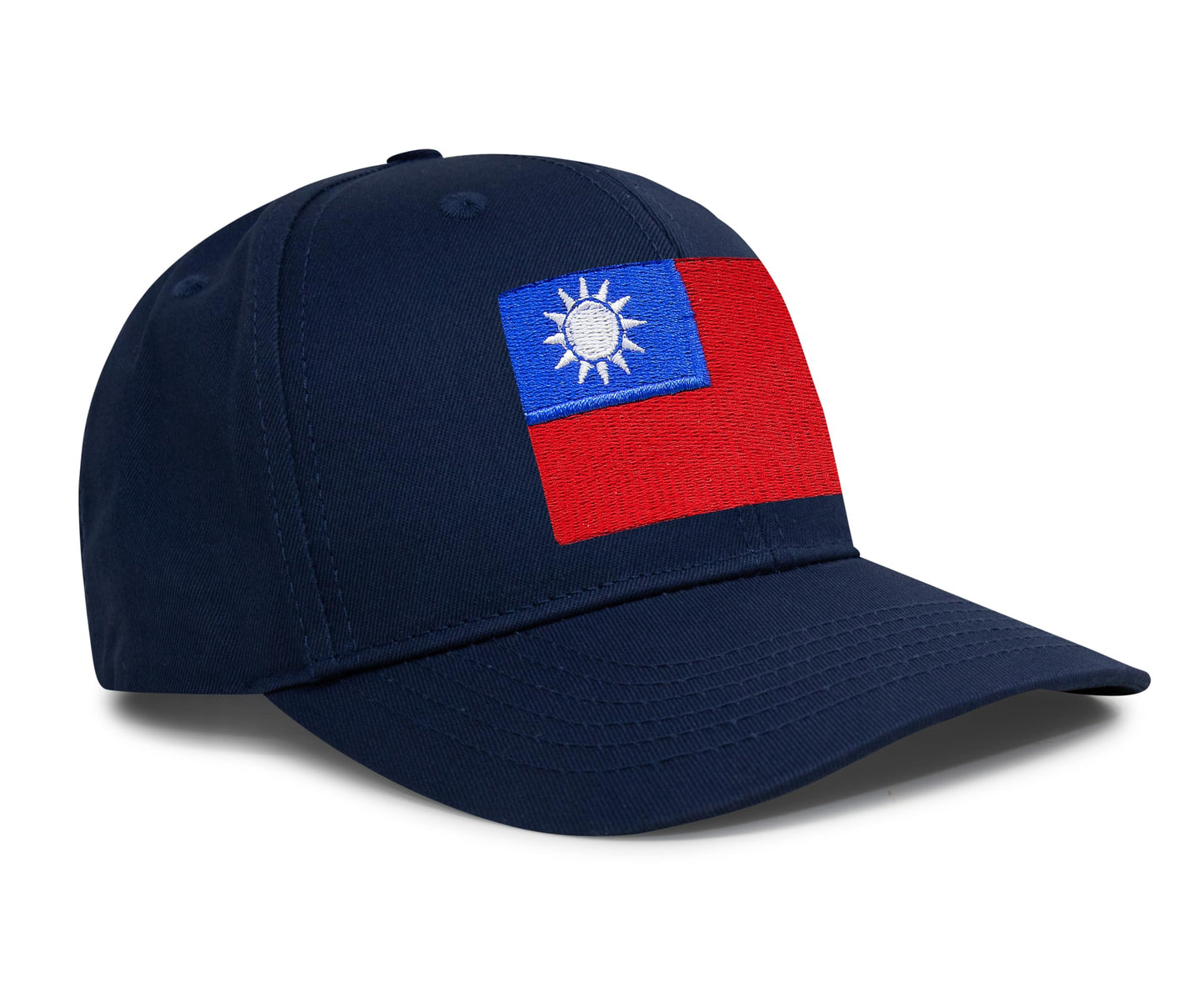 International Tie Taiwan Hat for Men and Women - Snapback Trucker Baseball Cap (All Navy)
