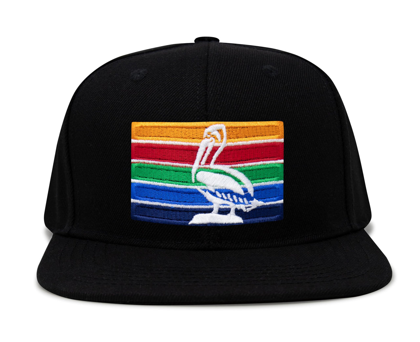 International Tie St. Petersburg Hat for Men and Women - Snapback Trucker Baseball Cap (Black Flatbill)