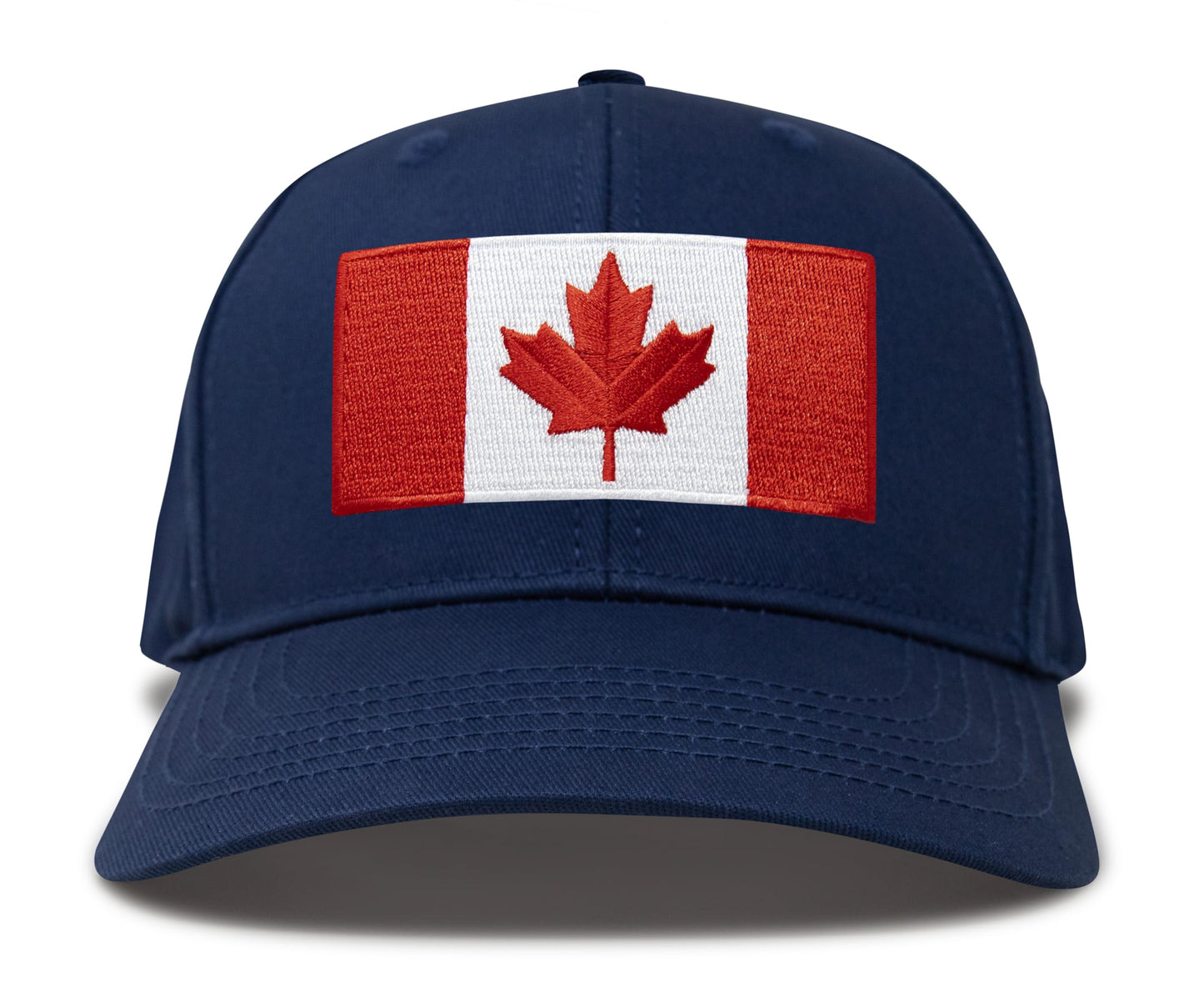 International Tie Canada Flag Trucker Hat for Men and Women – Snapback Baseball Cap (All Navy)