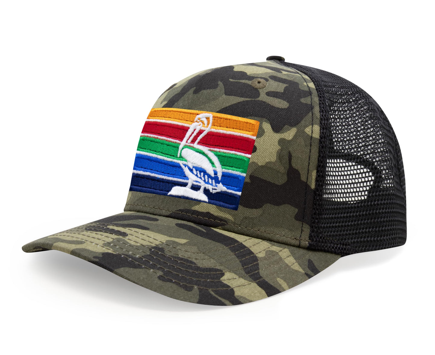 International Tie St. Petersburg Hat for Men and Women - Snapback Trucker Baseball Cap (Camouflage)