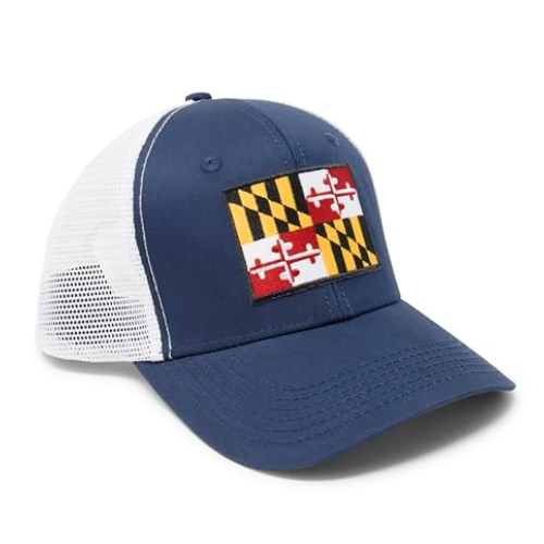 Maryland Snapback Trucker | Navy White