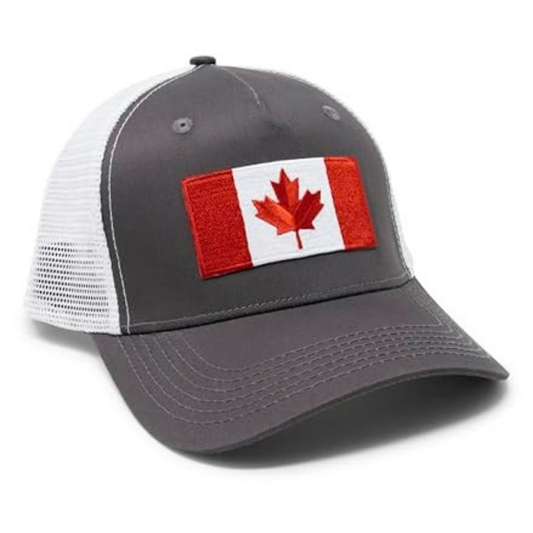 Canada Snapback Trucker | Grey White