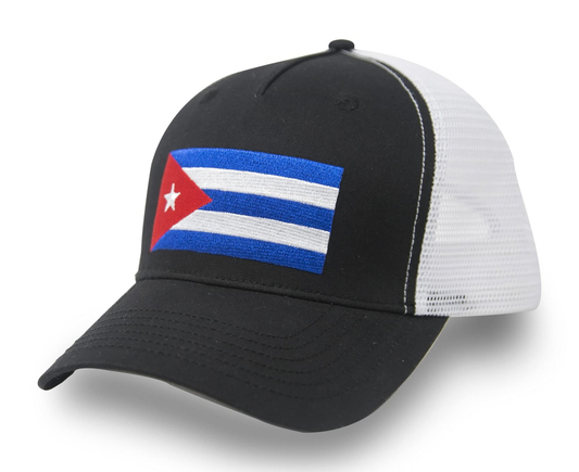 Cuba Snapback Trucker | Black White