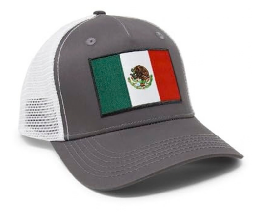 Mexico Snapback Trucker | Grey White