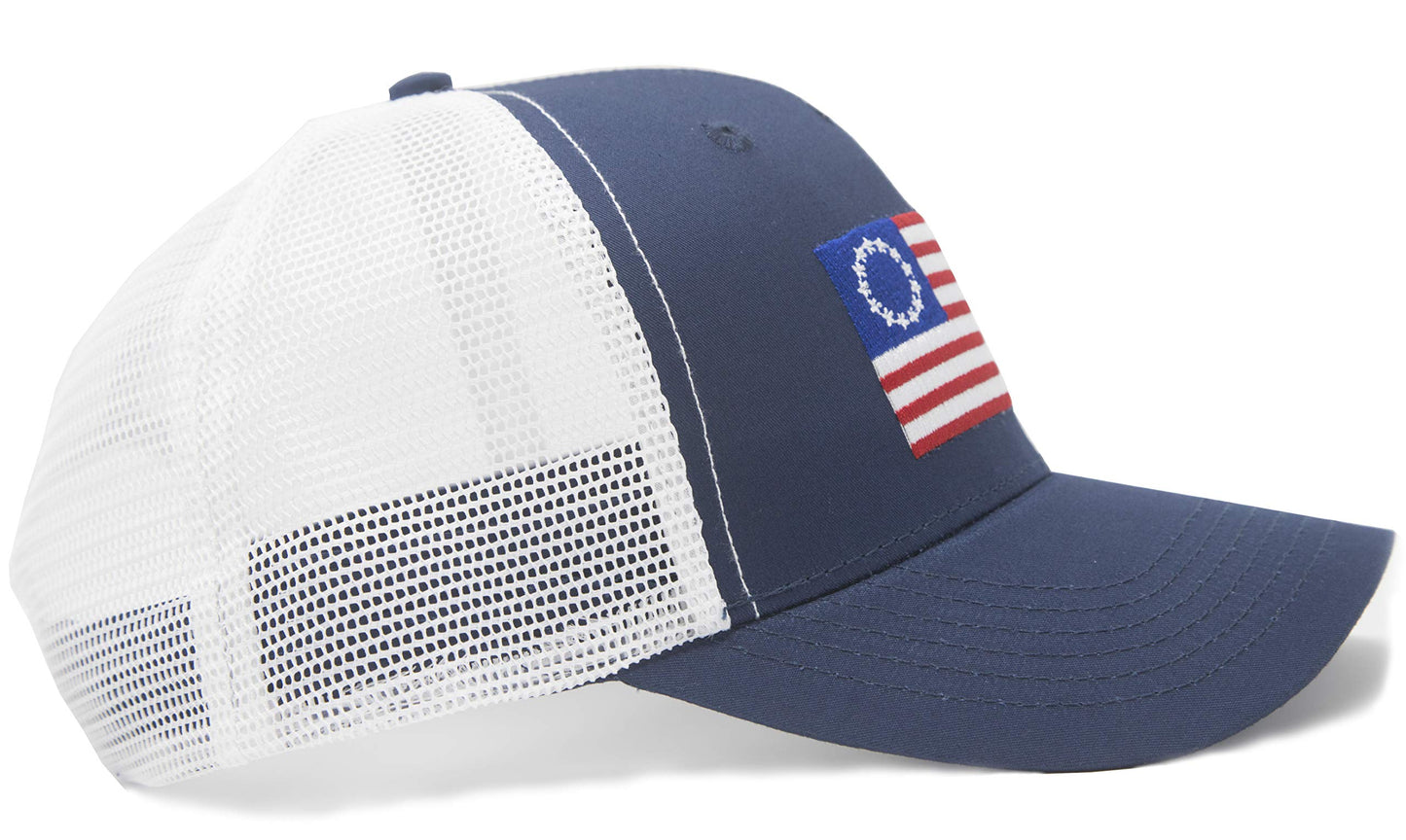 Betsy Ross Flag Trucker Hat