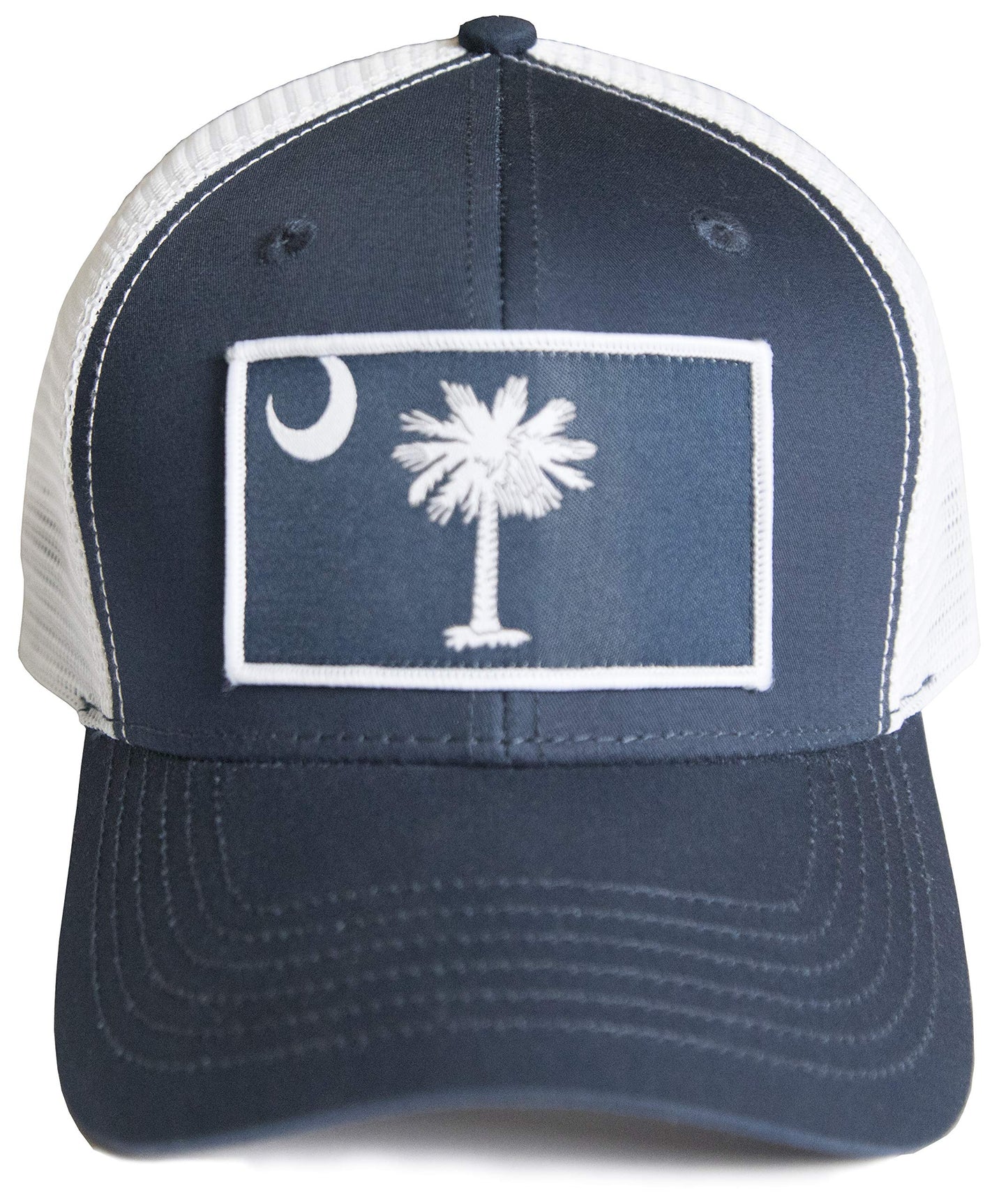 South Carolina Flag Trucker Hat (Navy Blue)