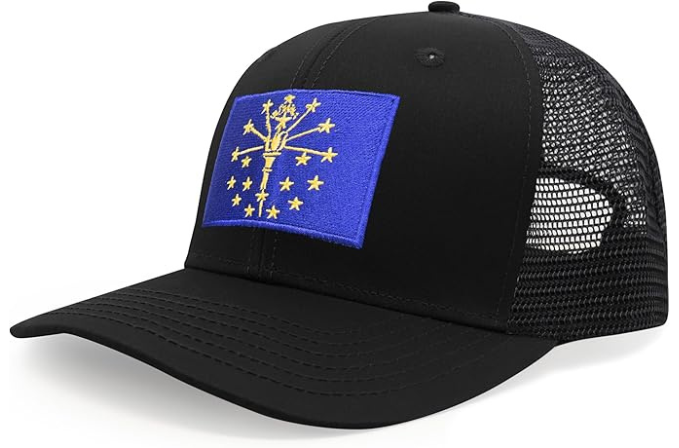 Indiana flag hats - Collection