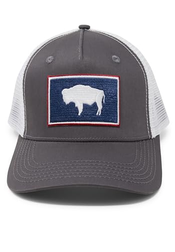 Wyoming State Flag Baseball Snapback Hat