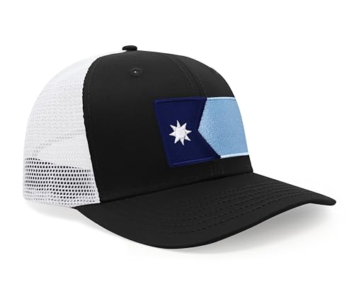 International Tie New Minnesota State Flag Premium-Quality Hat (Black White)