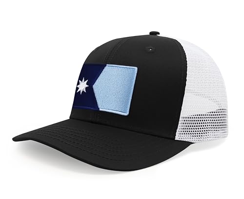 International Tie New Minnesota State Flag Premium-Quality Hat (Black White)