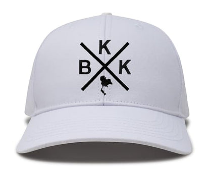 International Tie Bangkok BKK for Men and Women - Snapback Trucker Baseball Cap (All White)