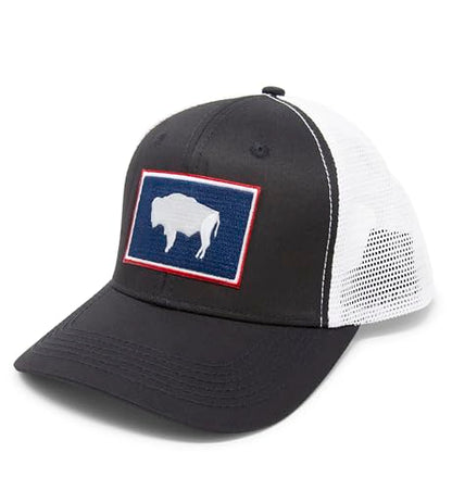 Wyoming flag patch hat