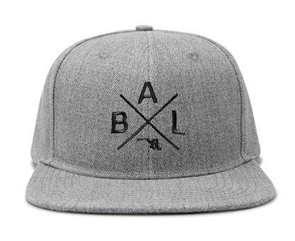 International Tie Premium Baltimore BAL Hat for Men and Women – Snapback Trucker Baseball Cap (Grey Flatbill)