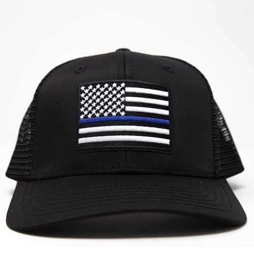 Thin Blue Line United States Flag Cap