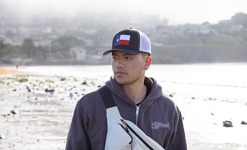 Texas Flag Baseball Cap (Black/White)