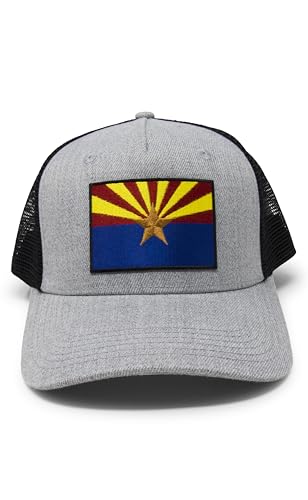 𝗔𝗥𝗜𝗭𝗢𝗡𝗔 𝗙𝗟𝗔𝗚 Hat (Grey/Black)