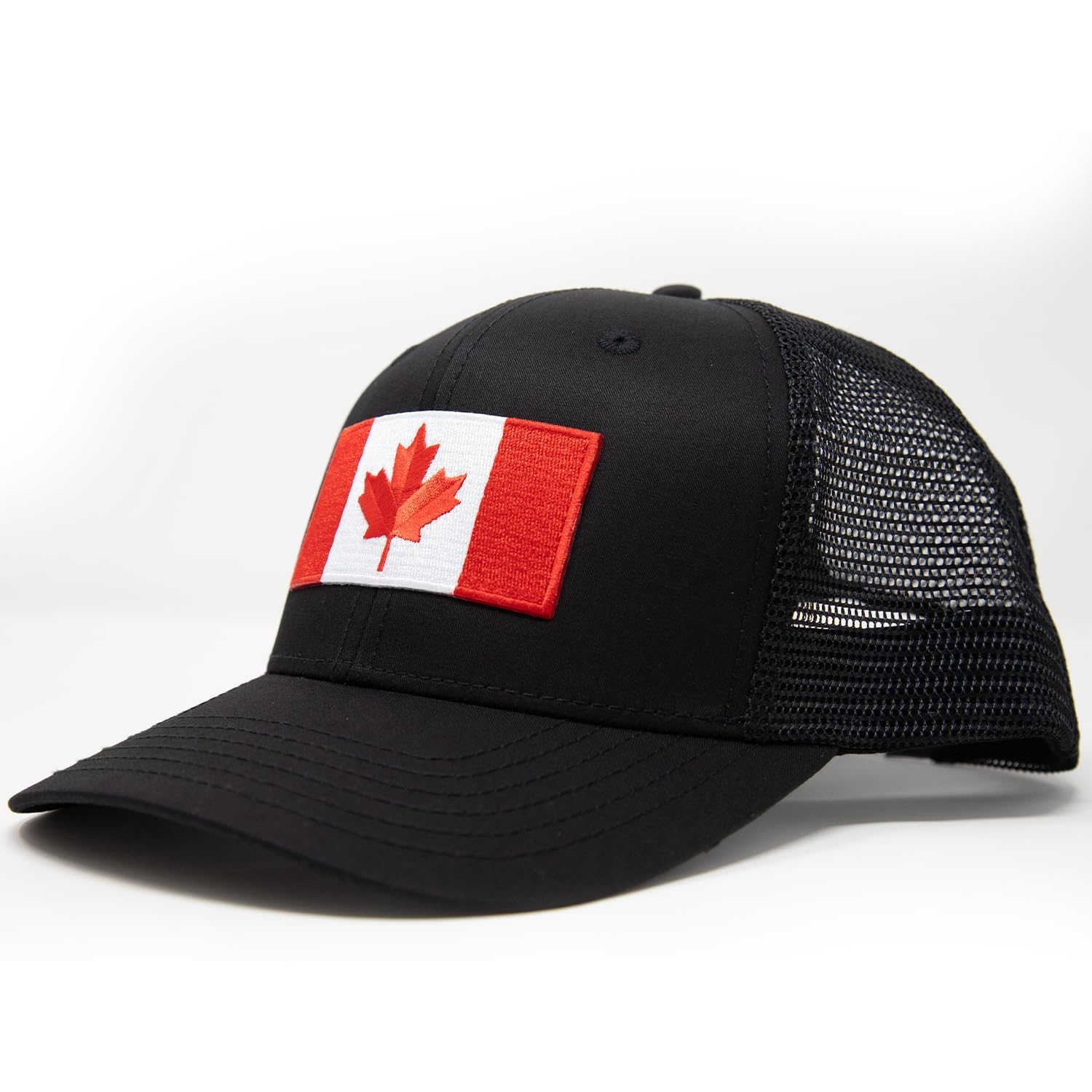 Canadian Flag Snapback Golf Hat (Black)