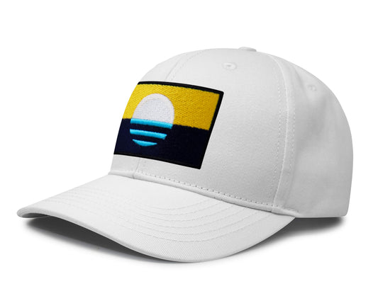 International Tie Milwaukee People’s Flag Hat for Men and Women – Snapback Trucker Baseball Cap (All White)