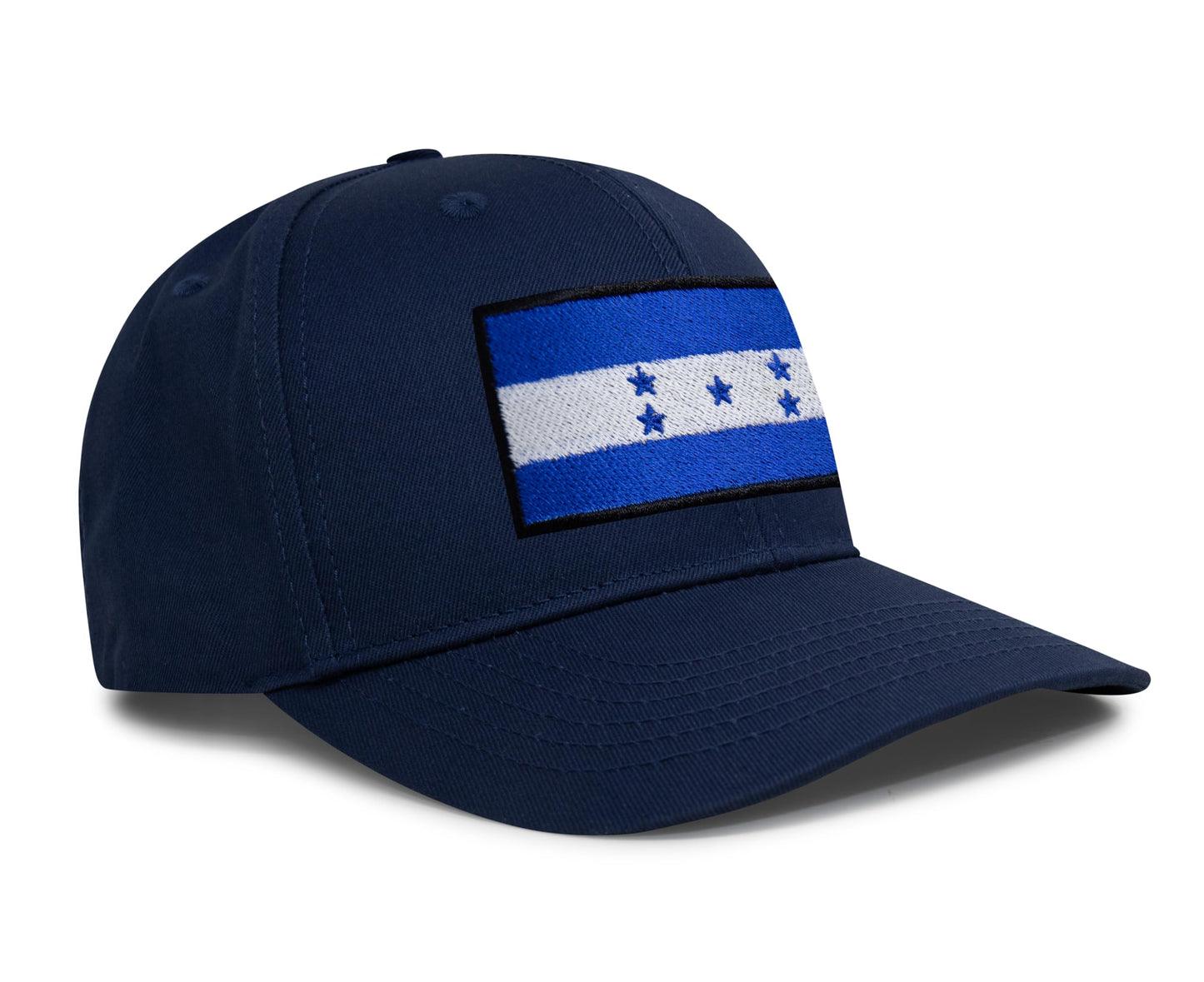 International Tie Honduras Flag Hat for Men and Women - Adjustable Snapback Trucker Baseball Cap (All Navy)