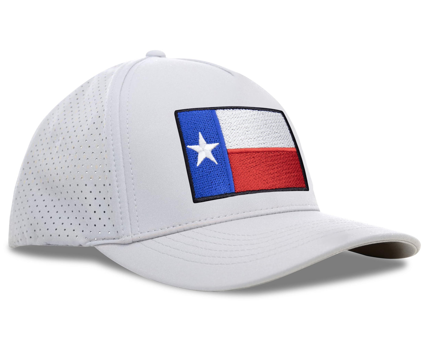 White Texas Flag Performance Hat Right View