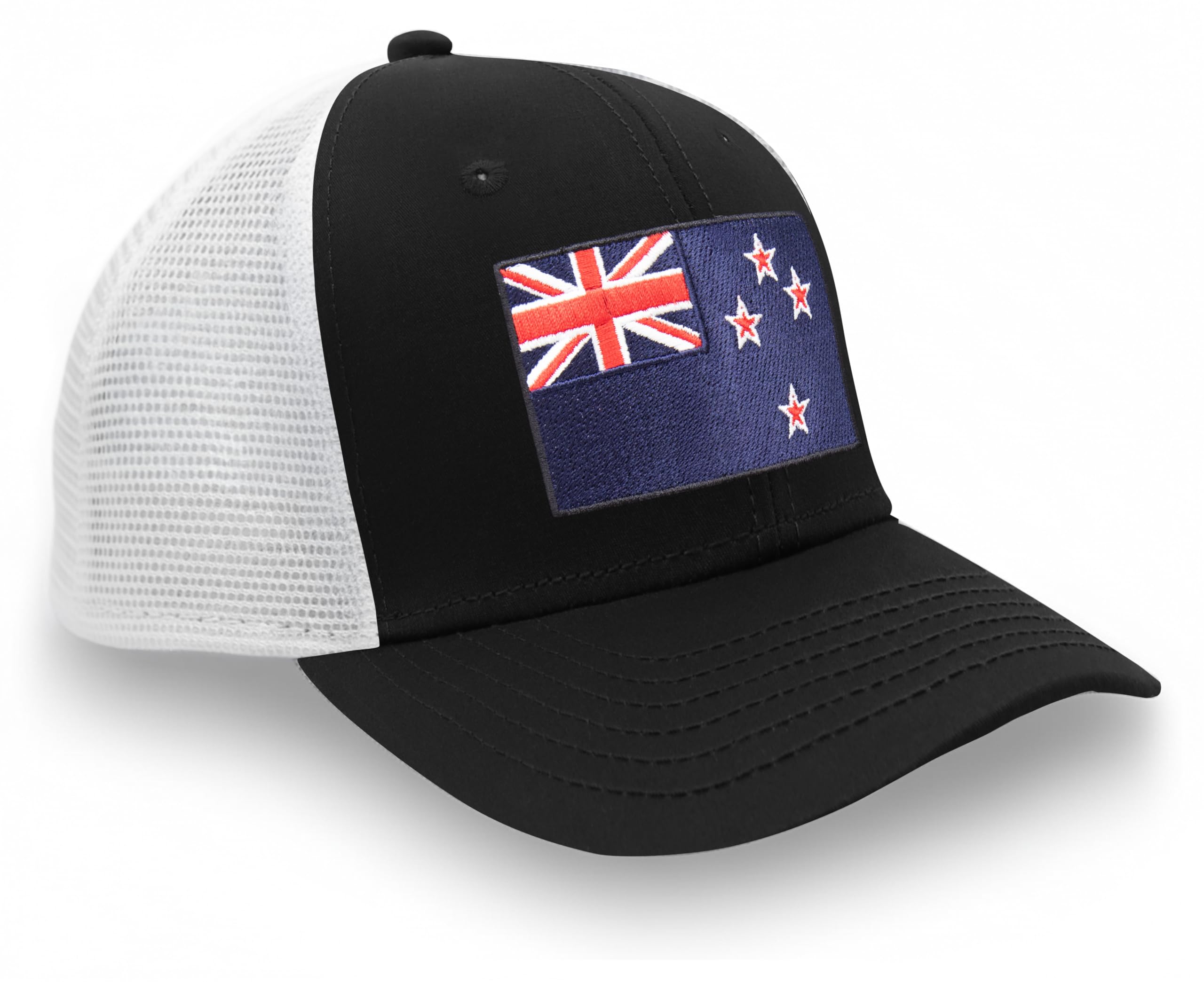 New Zealand Snapback Trucker | Black White