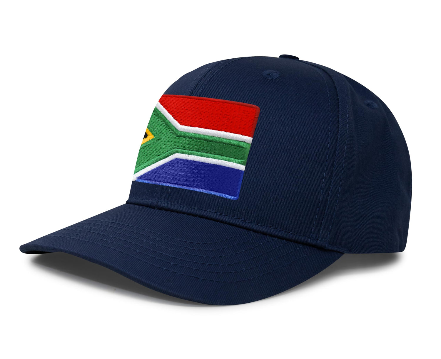 International Tie Premium South Africa Flag Hat for Men and Women - Snapback Trucker Baseball Cap (All Navy) - International Tie